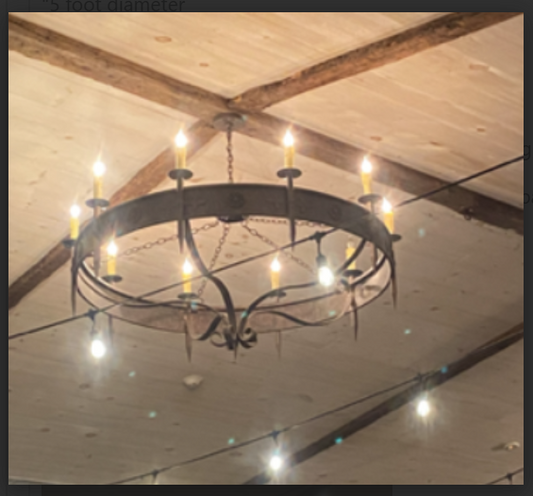 St. James El Corazon Steel Chandelier Custom Design