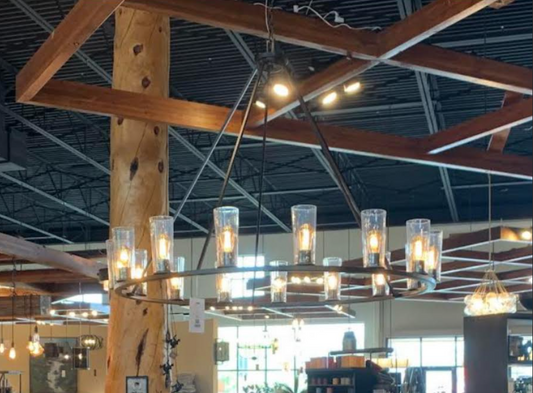 St. James Bellissima Steel Chandelier Custom Design