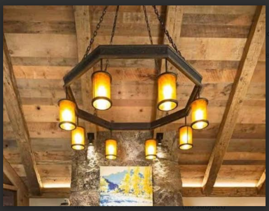 St. James Tulsa Steel Chandelier Custom Design