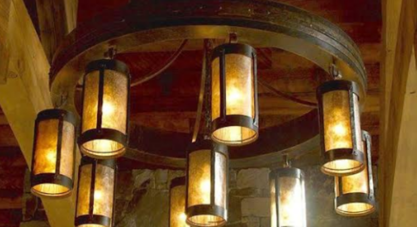 St. James King Ranch Steel Chandelier Custom Design