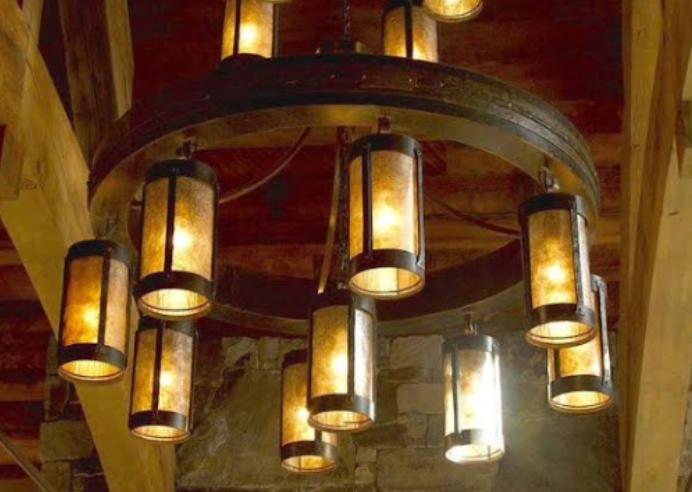 St. James King Ranch Steel Chandelier Custom Design