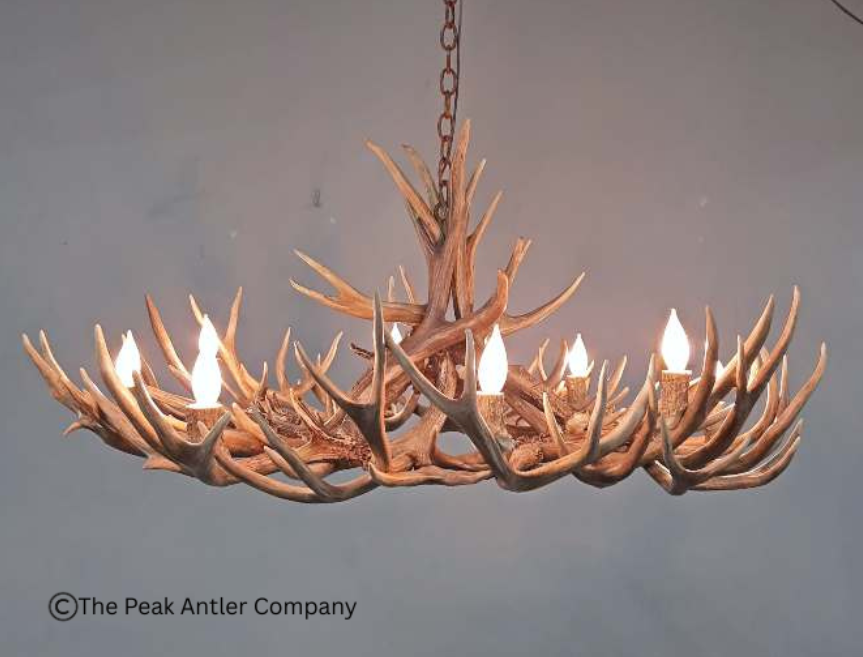Medium Deer Antler Chandelier