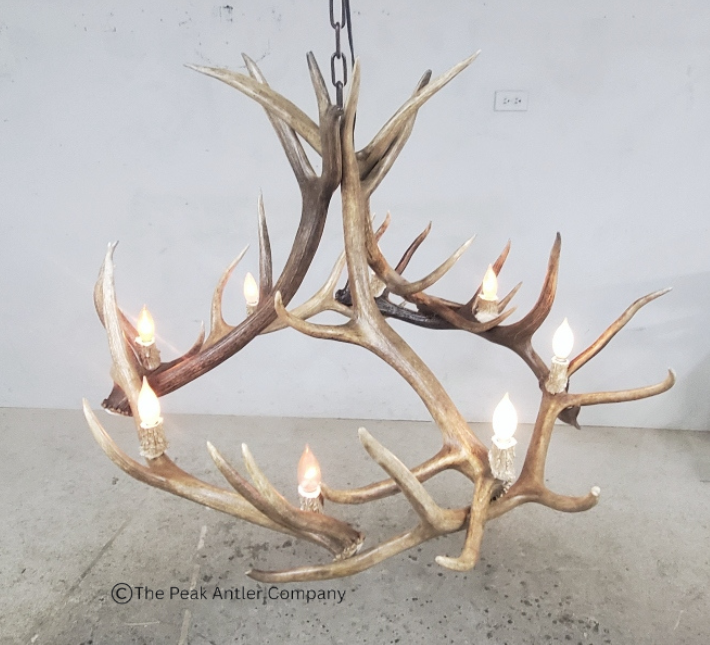 551-S - Elk Antler Chandelier