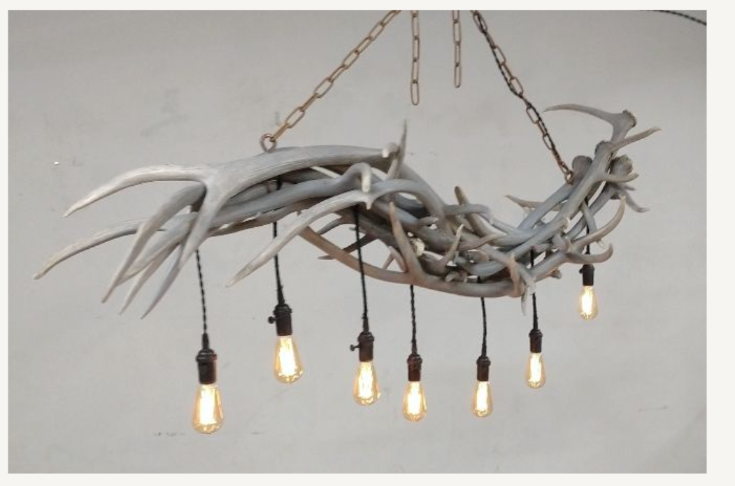 The Mexicali Elk Antler Chandelier