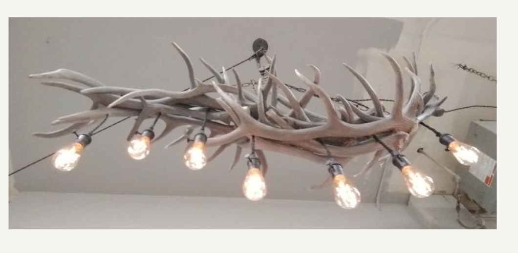 The Mexicali Elk Antler Chandelier