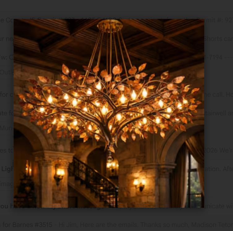 The Enchanted Forest Chandelier Pendant Light