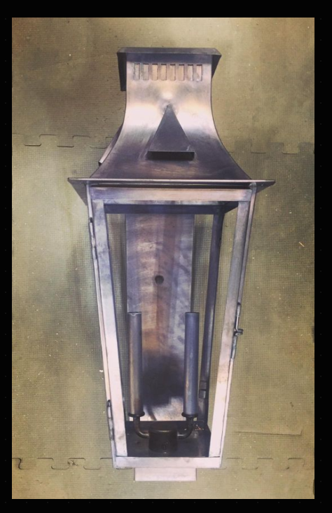 St. James Augustine Copper Lantern Custom Design