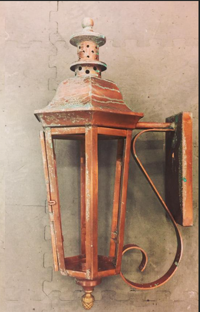 St. James Cartagena Copper Lantern Custom Design