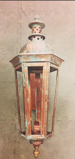 St. James Cartagena Copper Lantern Custom Design