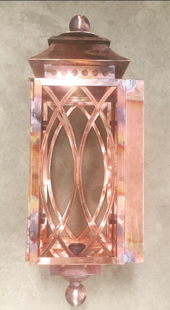 St. James Lafayette Copper Lantern Custom Design