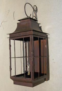 St. James Taos Medieval Copper Lantern Custom Design