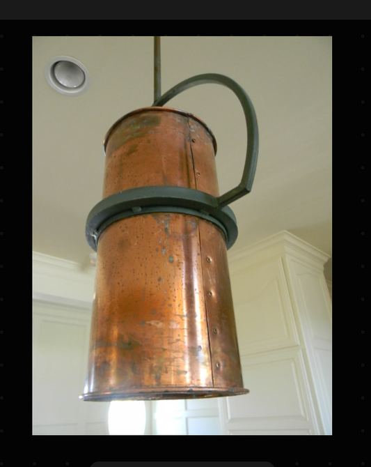 St. James Farmhouse Copper Light Custom Design