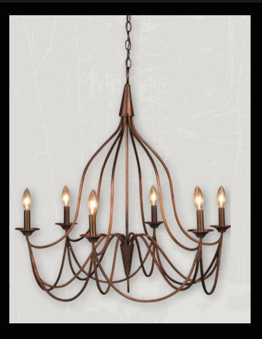 St. James Shenandoah Copper Chandelier