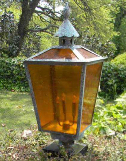 St. James Volturno Copper Lantern Custom Design