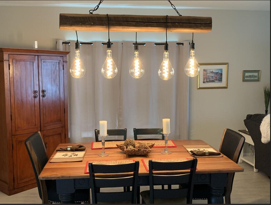 Carroll by Design Cumberland Wood Beam Chandelier