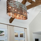 St. James Copper Basket Chandelier Custom Design