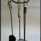DEER ANTLER FIREPLACE TOOL SET