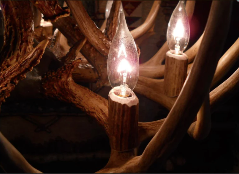 Tumbleweed Deer Antler Chandelier 13 Lights