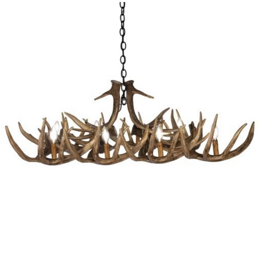 The Mount Borah Faux Deer Table Chandelier
