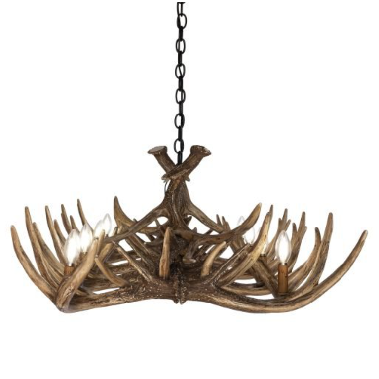The Mount Borah Faux Deer Table Chandelier