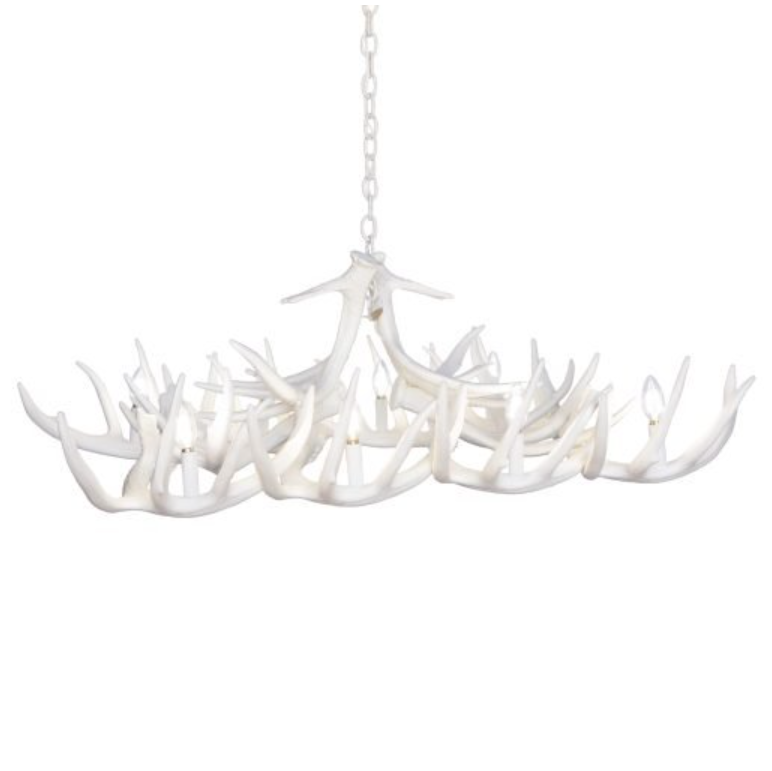 The Mount Borah Faux Deer Table Chandelier