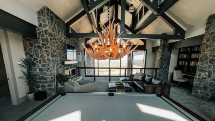 Boise Faux Deer Antler Chandelier, 36"W x 21"T
