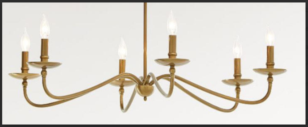 St. James Valencia Copper Chandelier