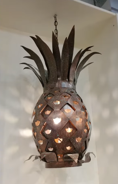St. James Pineapple Copper Pendant Lights Custom Design