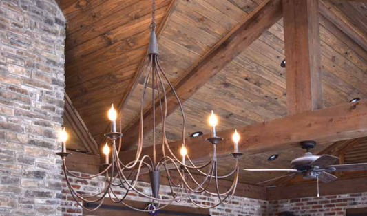 St. James Shenandoah Copper Chandelier