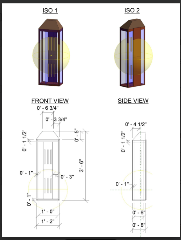 St. James Mendota Copper Lantern Custom Design