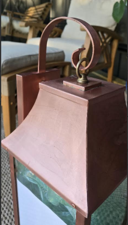 St. James Aruba Copper Lantern Custom Design