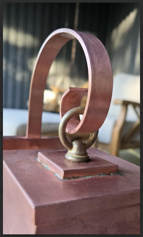 St. James Aruba Copper Lantern Custom Design