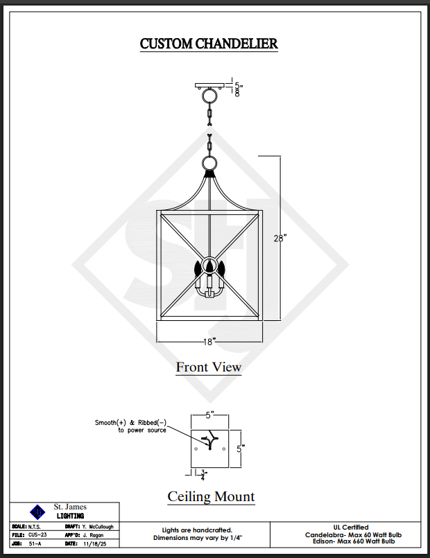 $675 on 11/25, Quote# 5132