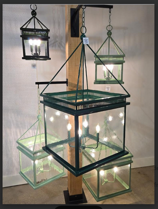 St. James Old Salt Run Copper Chandelier Kitchen Island Pendant Light