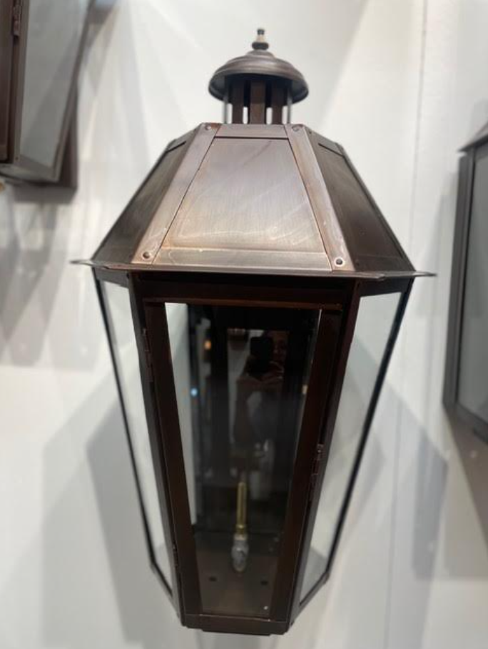 Carroll by Design Long Beach Copper Lantern