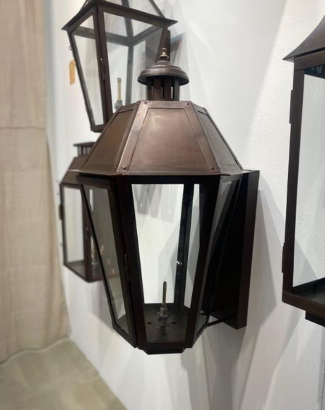 Carroll by Design Long Beach Copper Lantern