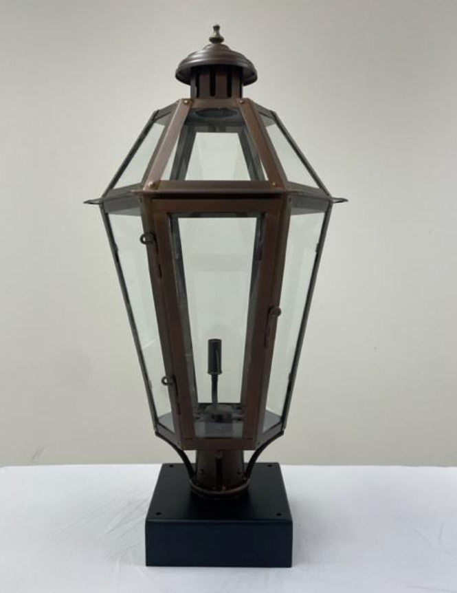 Carroll by Design Long Beach Copper Lantern