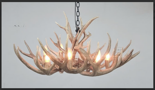 Yosemite Deer Antler Chandelier, 8-16 Lights