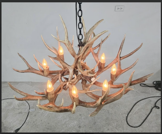 Yosemite Deer Antler Chandelier, 8-16 Lights
