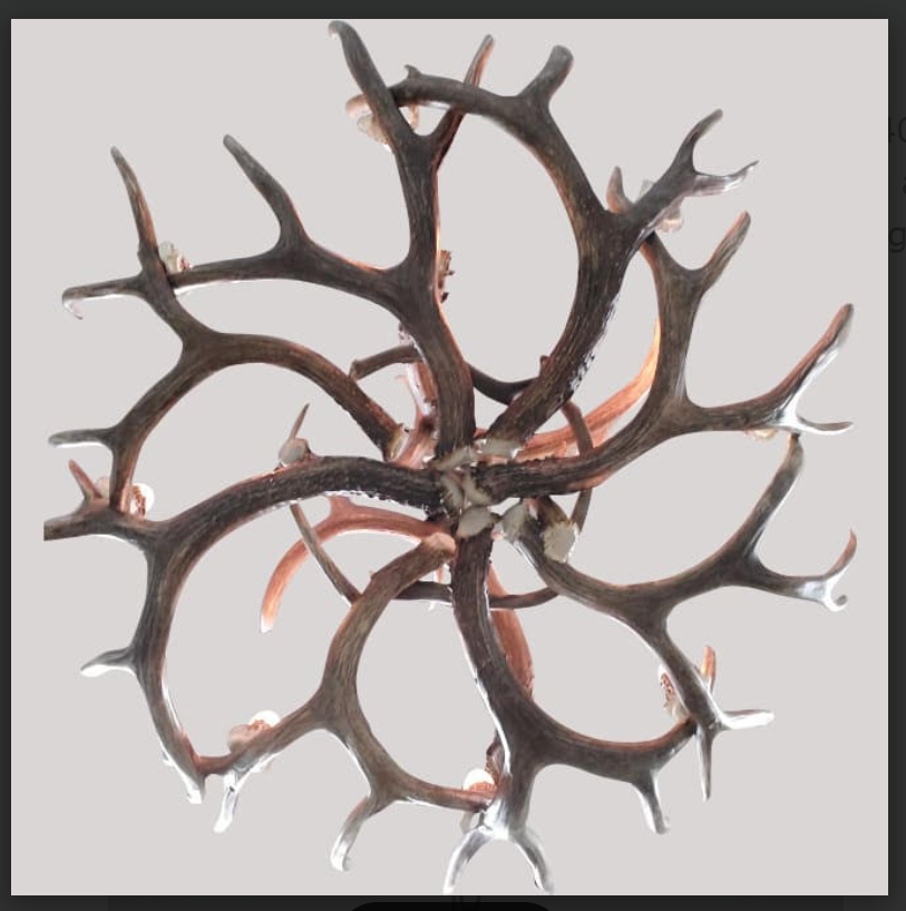 Yosemite Deer Antler Chandelier, 8-16 Lights