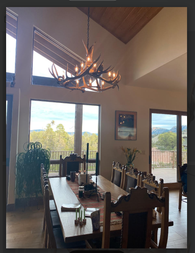 Moon River Elk Antler Chandelier