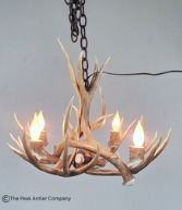 Sm- Deer Antler Chandelier 