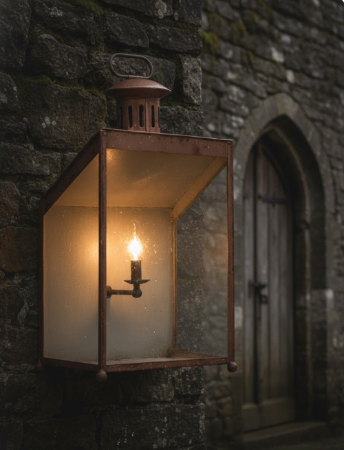 The Pesora Copper Lantern Pendant LIght Custom Design