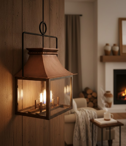 St. James Melville Copper Pendant Lights Custom Design