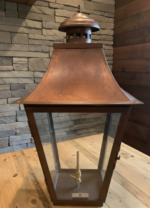 St. James Malibu Copper Lantern Pendant Light Custom Design