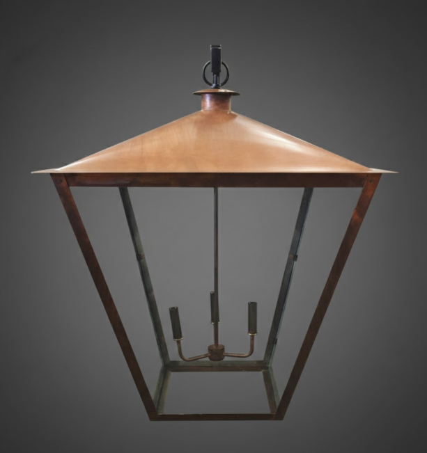 The Gallio Copper Lantern Kitchen Island Pendant Light Custom Design