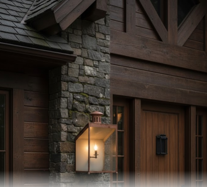 The Pesora Copper Lantern Pendant LIght Custom Design