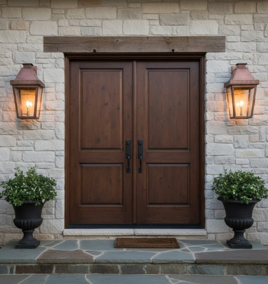 St. James Aztec Copper Lantern Pendant Light Custom Design