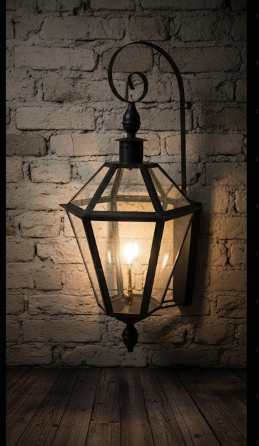 The Astoria Copper Lantern Pendant Light With Top Curl Custom Design