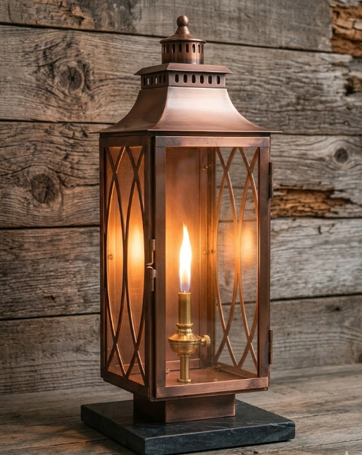 St. James Lafayette Copper Lantern Pendant Light Custom Design